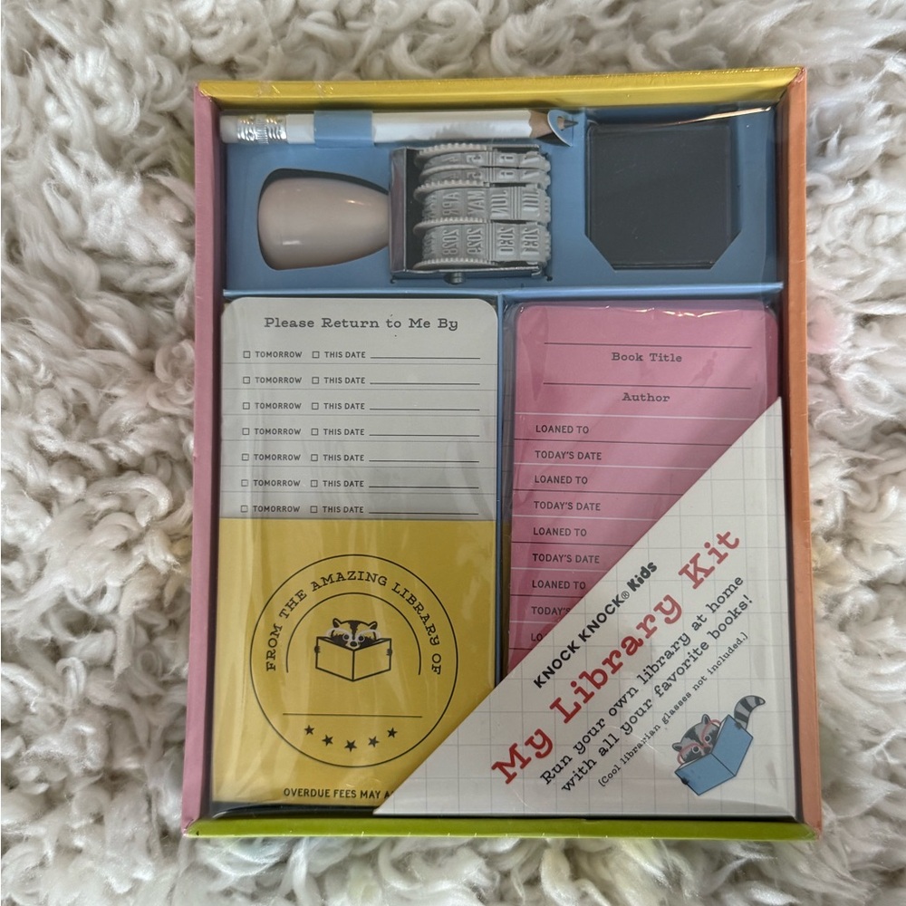 NWT Knock Knock -Kids My Library Kit $26